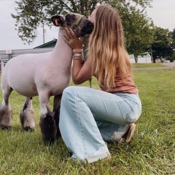 Light Wash Milbrook Rock & Roll Denim Bell Bottoms - Picture 7 of 10